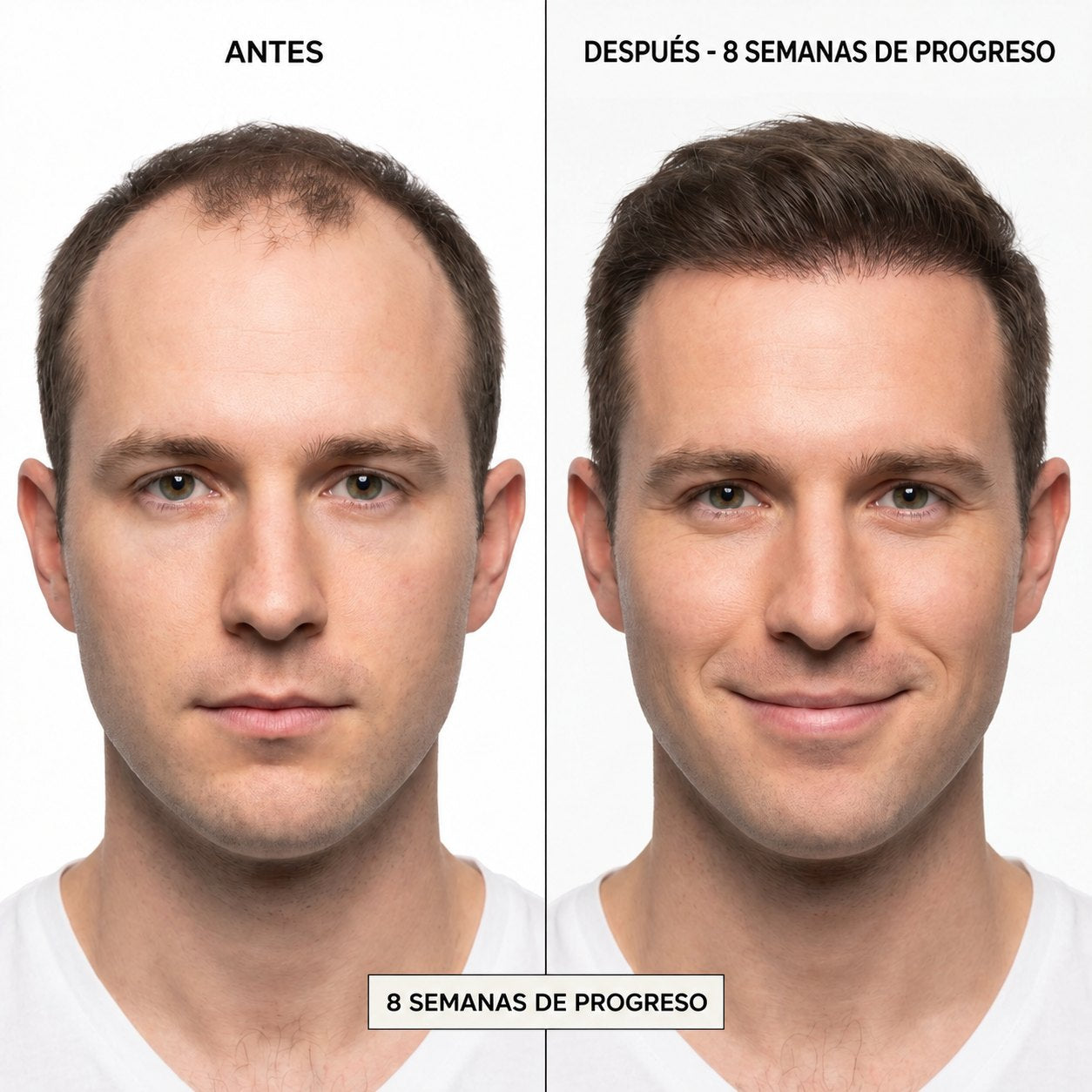 Antes y después: 8 semanas de progreso