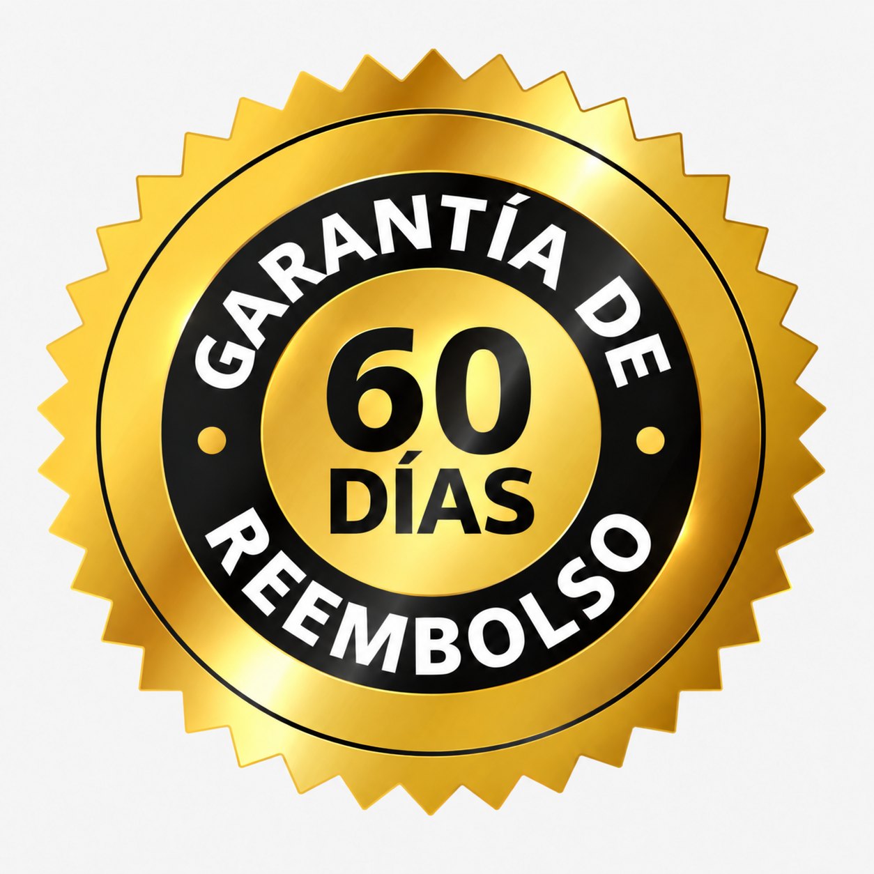 Sello: garantía de 60 días de reembolso